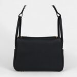 Hermès Lindy 26 Black Clemence Gold Hardware