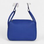 Hermès Lindy 26 Bleu Royal Clemence Palladium Hardware