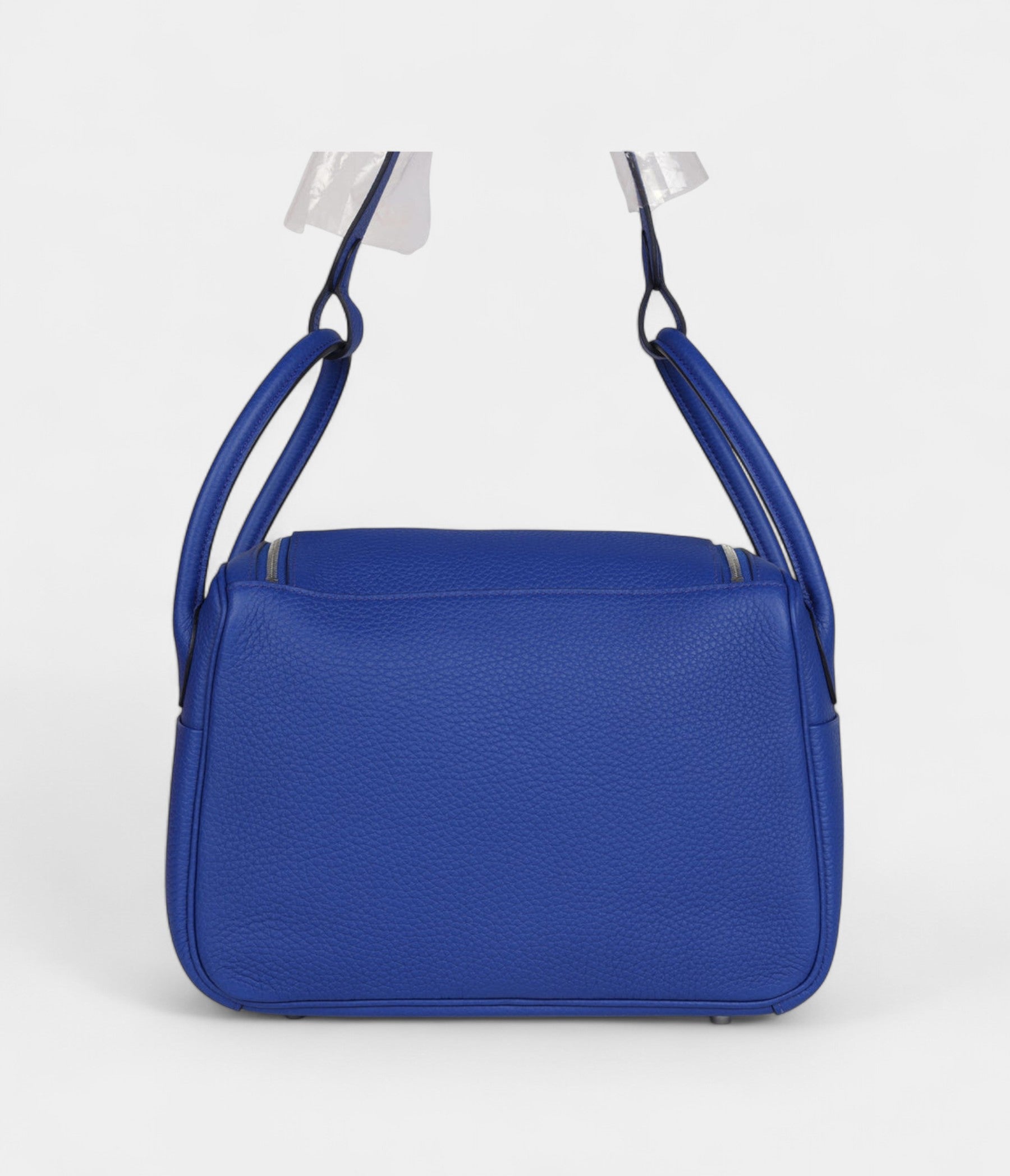 Hermès Lindy 26 Bleu Royal Clemence Palladium Hardware