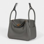 Hermès Lindy 26 Gris Meyer Evercolor Gold Hardware