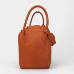 Hermes Lindy 30 Taurillon Clemence Shoulder Bag Orange