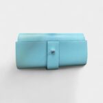 Hermès Médor Blue Leather Clutch Bag