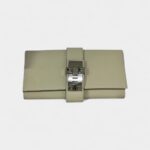 Hermès Médor Leather Beige Clutch Bag