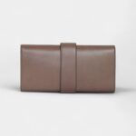 Hermès Médor Leather Purple Clutch Bag