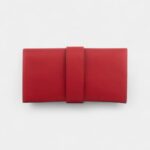 Hermès Médor Leather Red Clutch Bag