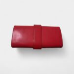 Hermès Médor Red Leather Clutch Bag