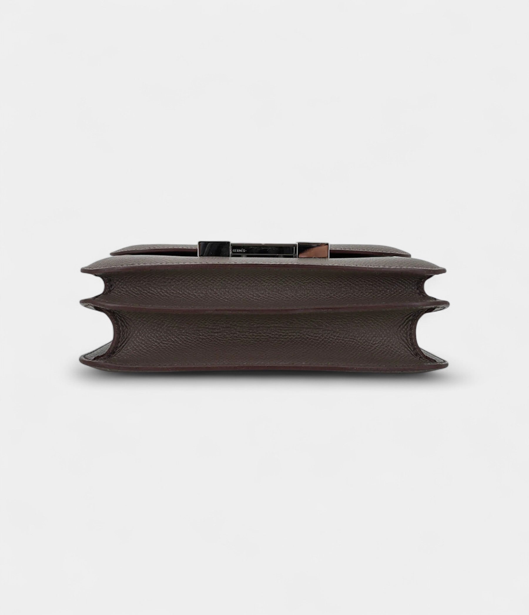 Hermes Mini Constance 18 Bag Etain Epsom Leather with Palladium Hardware