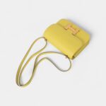 Hermes Mini Constance 18 Bag Lime Swift with Gold Hardware