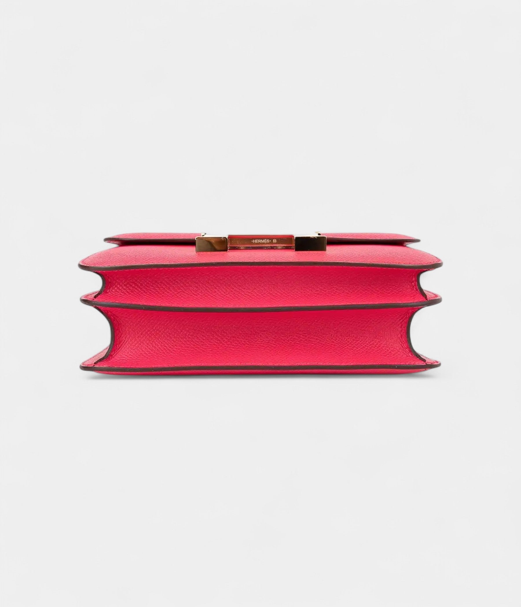 Hermes Mini Constance 18 Bag Rose Extreme Epsom Leather with Gold Hardware