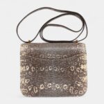 Hermès Mini Constance 18 Ombre Lizard Varanus Salvator Gold Hardware