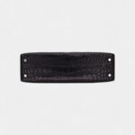 Hermès Mini Kelly II Black Matte Alligator Palladium Hardware