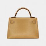 Hermès Mini Kelly II Doré Metallic Chèvre Chamkilight Permabrass Hardware