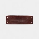 Hermès Mini Kelly II Havane Matte Alligator Palladium Hardware