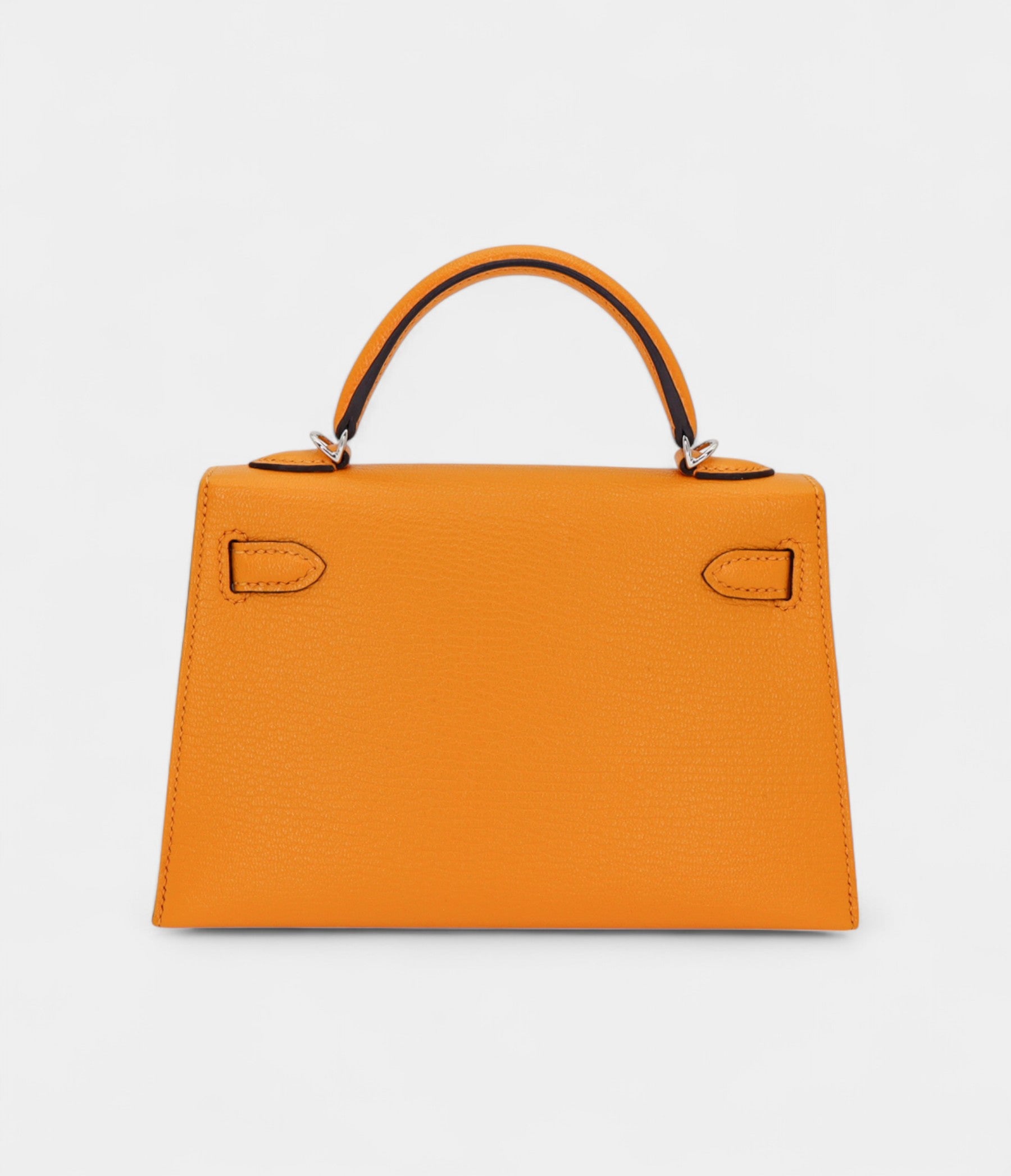 HermesMiniKellyIISellierMoutardeChevrePalladiumHardware_3.jpg Hermès Mini Kelly II Sellier Moutarde Chèvre Palladium Hardware