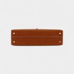 Hermès Mini Kelly II Sellier Toffee Porc Leather Gold Hardware