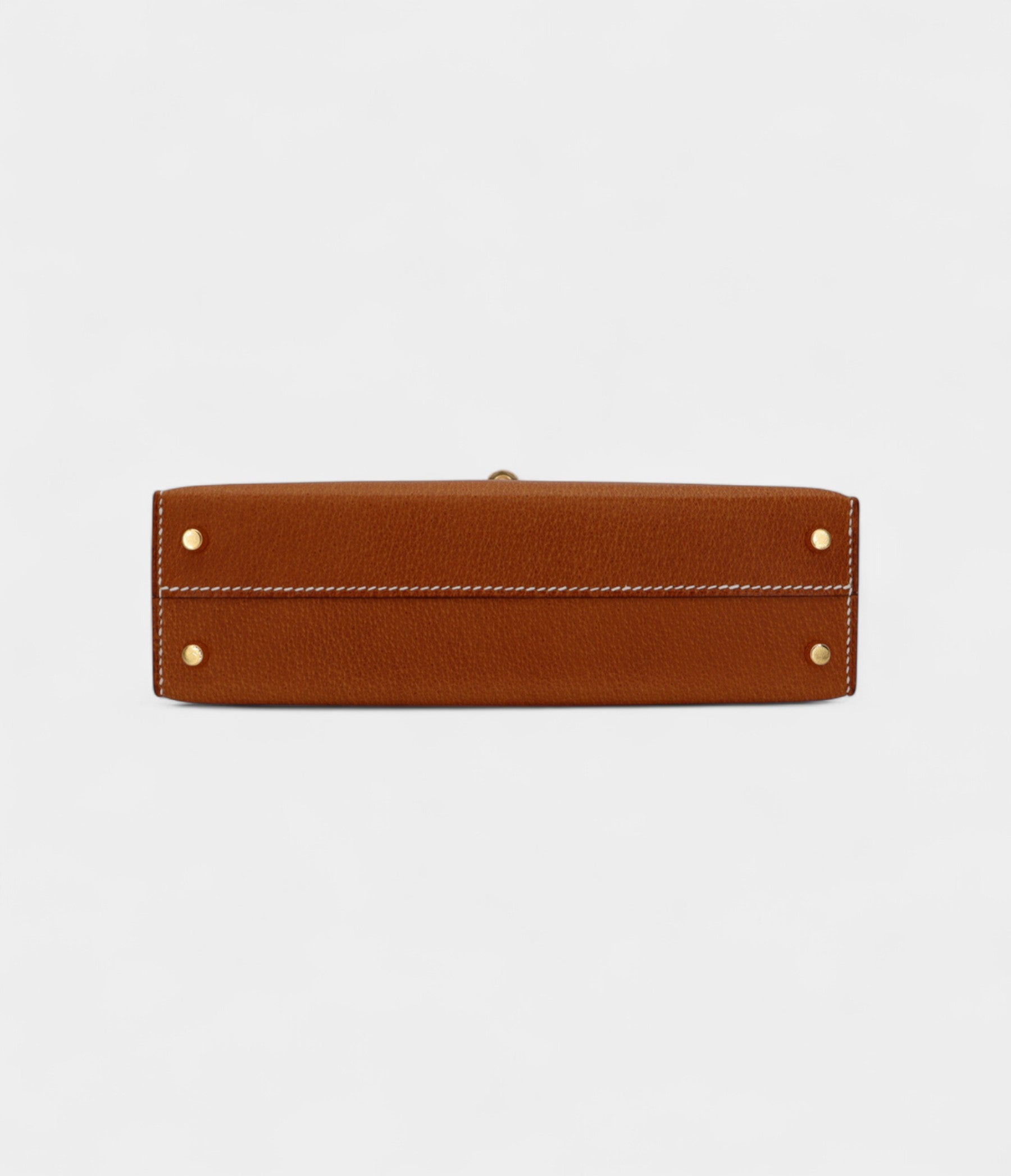 HermesMiniKellyIISellierToffeePorcLeatherGoldHardware_4.jpg Hermès Mini Kelly II Sellier Toffee Porc Leather Gold Hardware