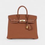 Hermès Mini Lindy Gold Clemence Gold Hardware