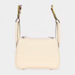 Hermès Mini Lindy Nata Clemence Gold Hardware