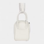 Hermès Mini Lindy White Swift Palladium Hardware