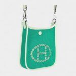 Hermès Neo Evelyne TPM Menthe Officier Canvas and Vert Fizz Swift Palladium Hardware