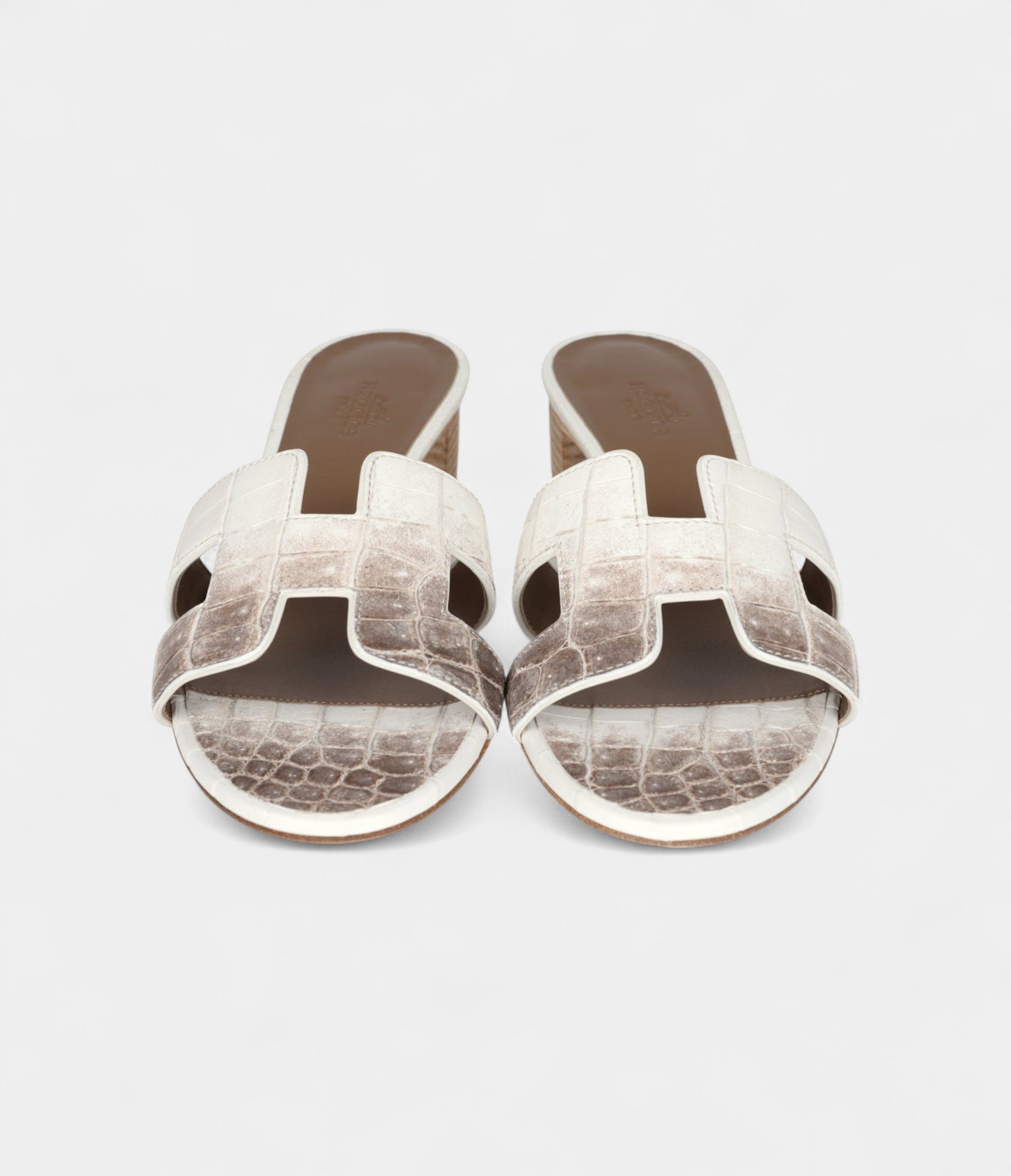 Hermès Oasis Sandal Himalaya Matte Niloticus Crocodile