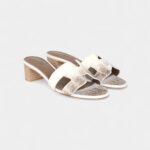 Hermès Oasis Sandal Himalaya Matte Niloticus Crocodile