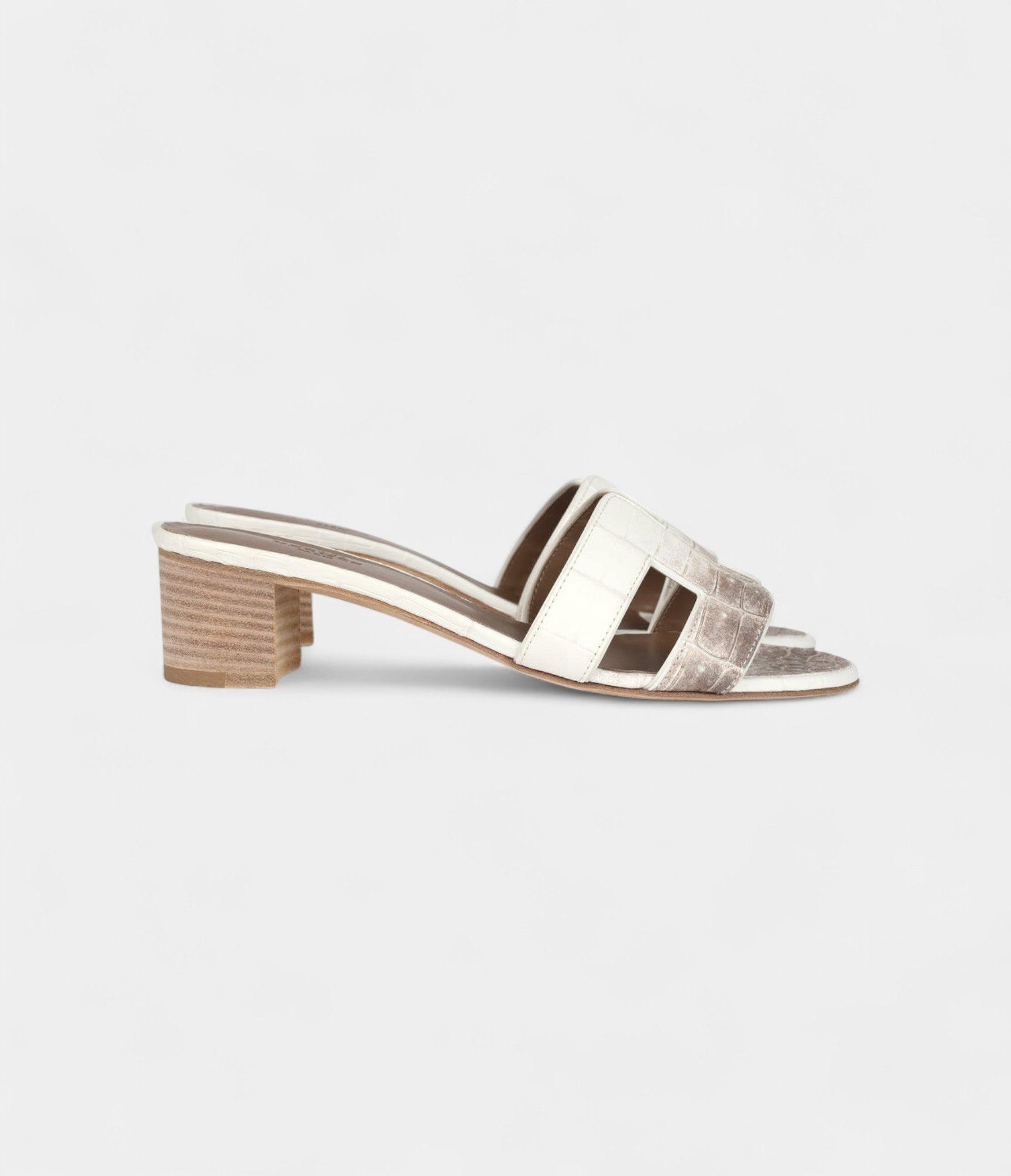 Hermès Oasis Sandal Himalaya Matte Niloticus Crocodile