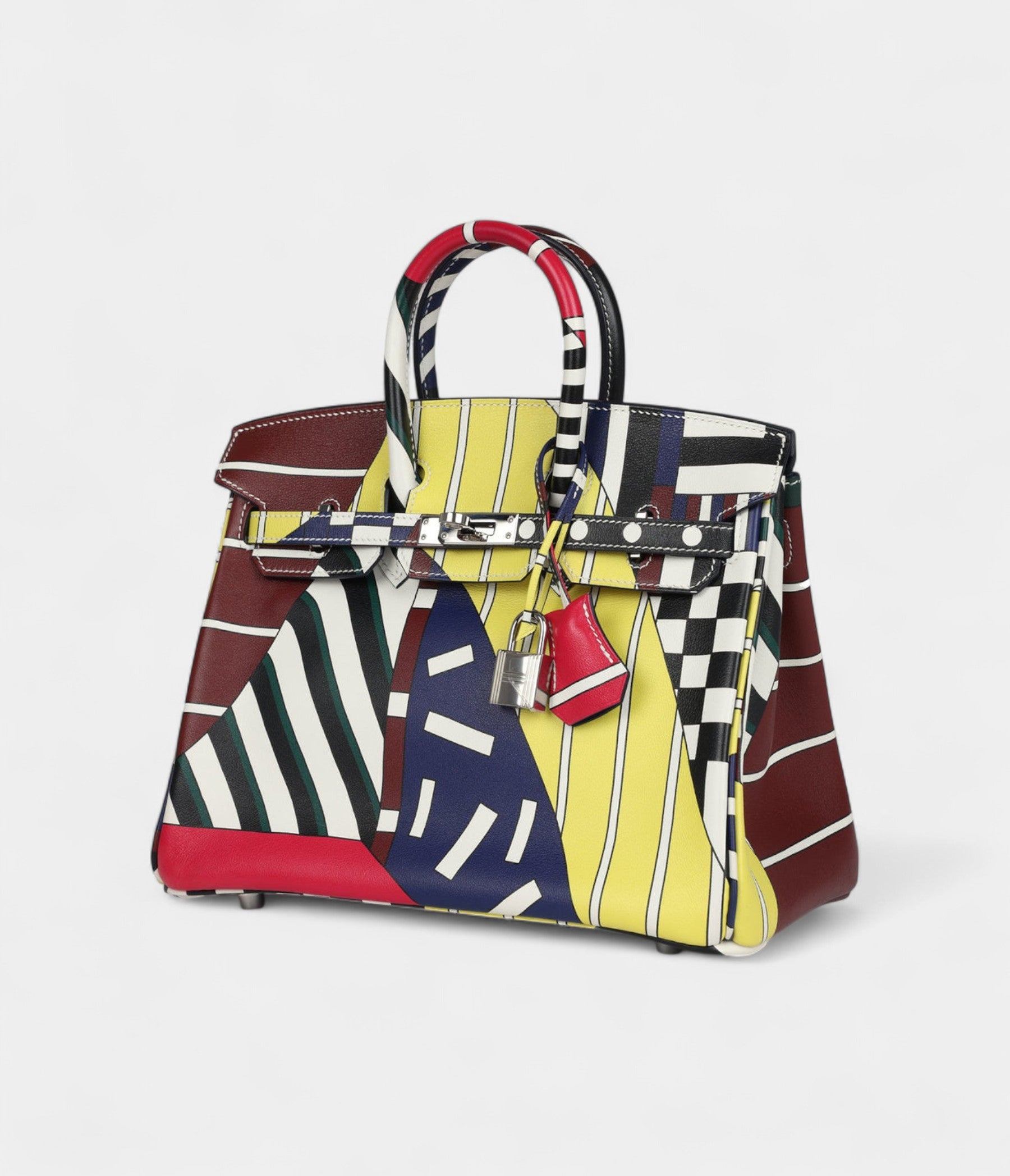 HermesOneTwoThreeandAwayWeGoBirkin25MulticolorSwiftPalladiumHardware_3-1.jpg Hermès "One Two Three and Away We Go" Birkin 25 Multicolor Swift Palladium Hardware