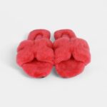 Hermès Oran Sandals Desert Rose Woolskin