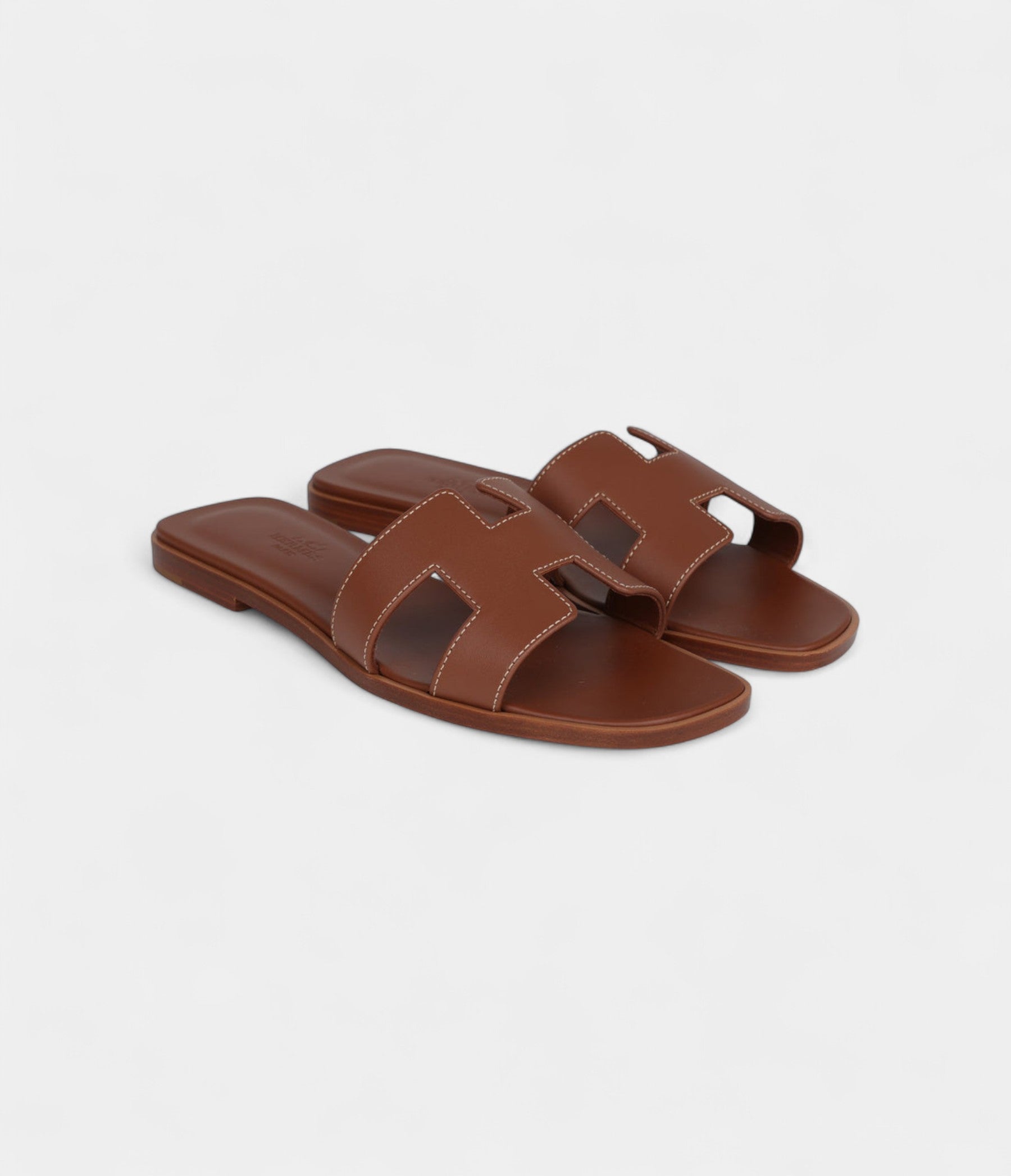 HermesOranSandalsGoldBoxCalfskin_3.jpg Hermès Oran Sandals Gold Box Calfskin