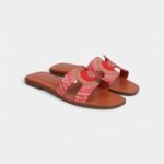 Hermès Oran Sandals Multicolored Terracotta Calfskin