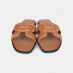 Hermès Oran Sandals Natural Veau Brode