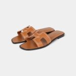 Hermès Oran Sandals Natural Veau Brode