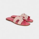 Hermès Oran Sandals Rose Porcelaine