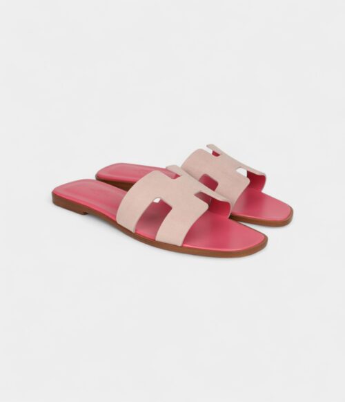 Hermès Oran Sandals Rose Porcelaine