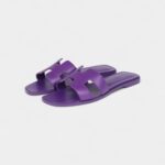 Hermès Oran Sandals Violet Majorette Calfskin