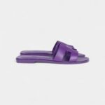 Hermès Oran Sandals Violet Majorette Calfskin