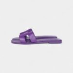 Hermès Oran Sandals Violet Majorette Calfskin