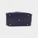 Hermes Phw Lindy 30 2way Shoulder Hand Bag Vaux Swift Leather Blue Indigo