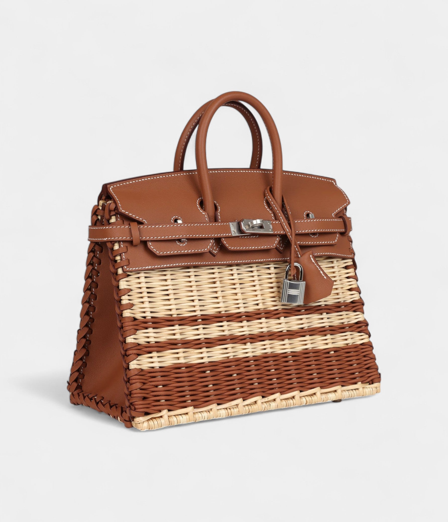 HermesPicnicBirkin25GoldSwiftandStripeWickerPalladiumHardware_2.jpg Hermès Picnic Birkin 25 Gold Swift and Stripe Wicker Palladium Hardware