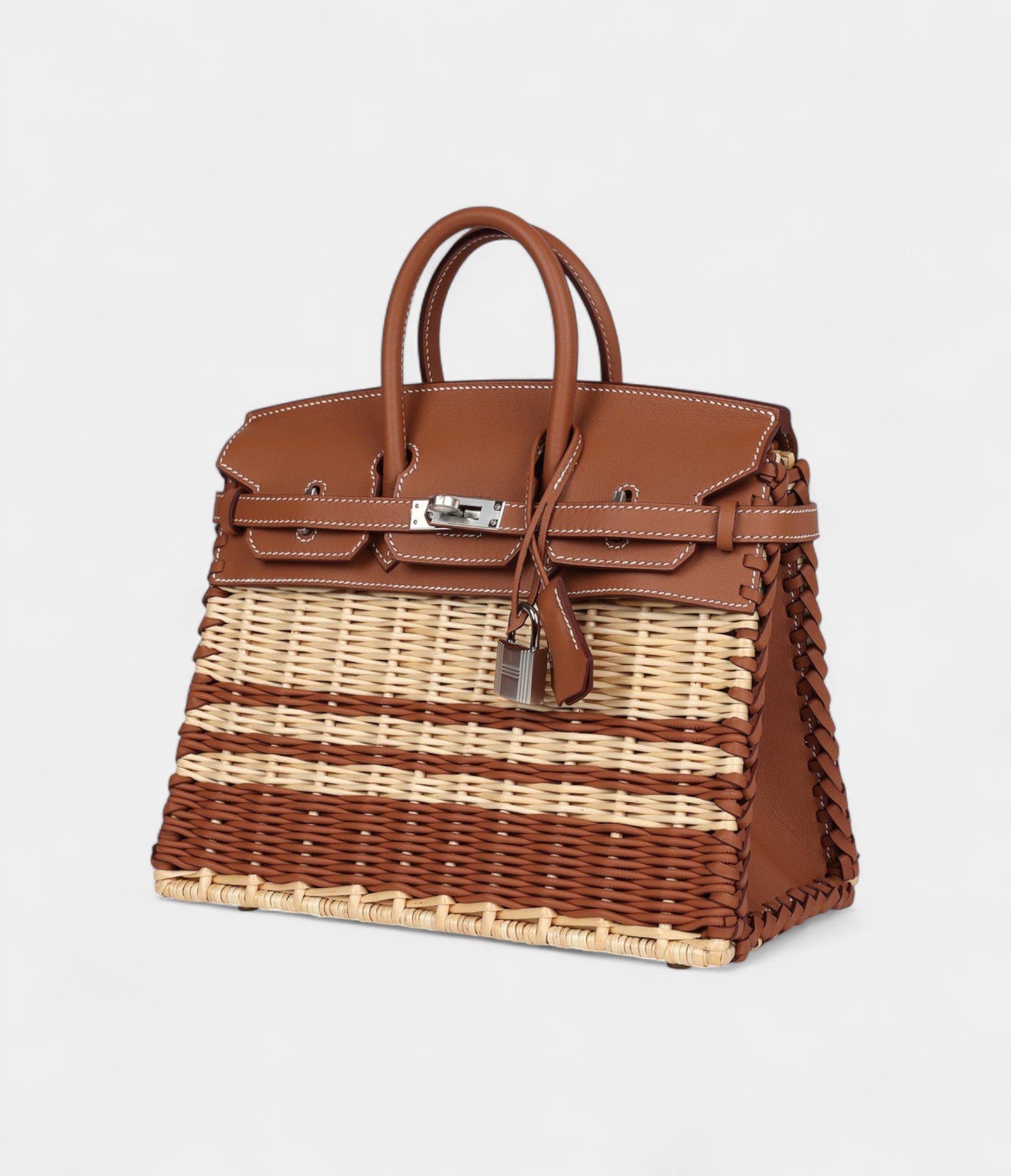 HermesPicnicBirkin25GoldSwiftandStripeWickerPalladiumHardware_3.jpg Hermès Picnic Birkin 25 Gold Swift and Stripe Wicker Palladium Hardware