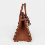 Hermès Picnic Birkin 25 Gold Swift and Stripe Wicker Palladium Hardware