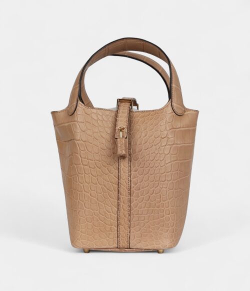 Hermès Picotin Lock 18 Chai Matte Alligator Gold Hardware