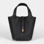 Hermès Picotin Lock 18 Dark Bronze Clemence Gold Hardware
