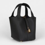 Hermès Picotin Lock 18 Dark Bronze Clemence Gold Hardware