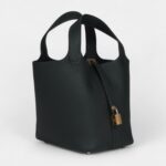 Hermès Picotin Lock 18 Dark Green Clemence Gold Hardware