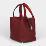 Hermès Picotin Lock 18 Eclat Rouge H Clemence Palladium Hardware