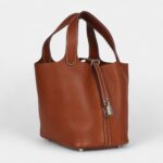 Hermès Picotin Lock 18 Fauve Barenia Faubourg Palladium Hardware