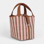 Hermès Picotin Lock 18 Gold, Ecru-Beige, Rose Pop, Black Toile H and Fauve Swift Palladium Hardware