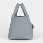 Hermès Picotin Lock 18 Grey Pantin Clemence Permabrass Hardware